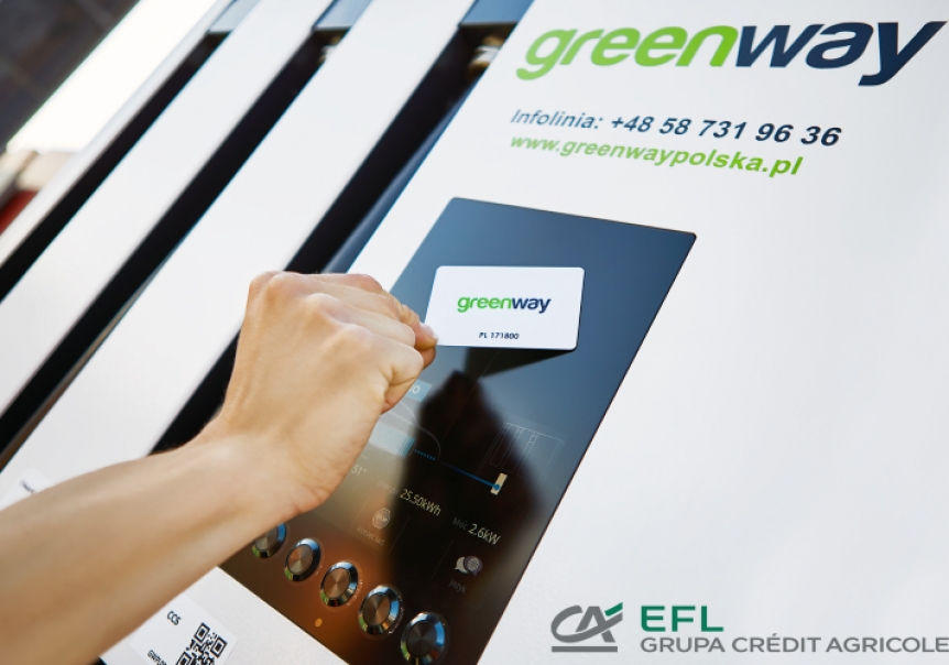 Ładowarki GreenWay Polska w leasingu EFL
