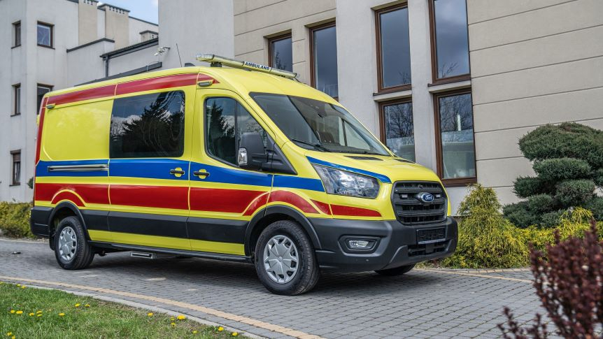 Polska wersja ambulansu Ford Transit