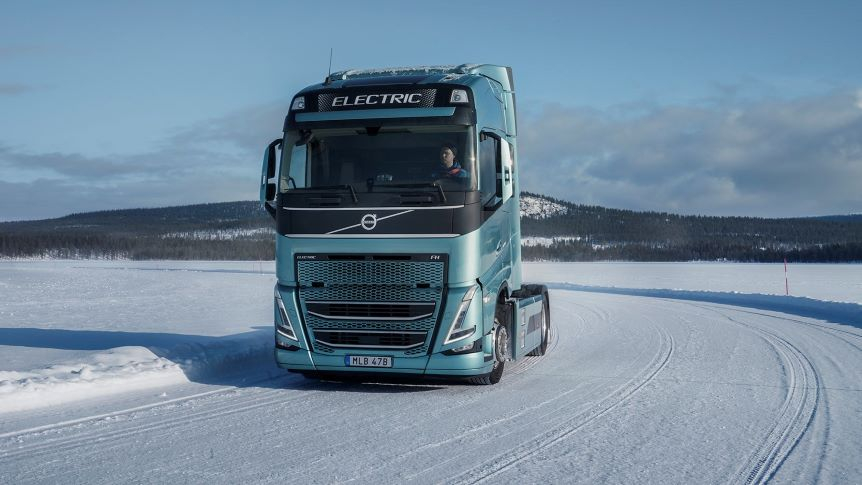 Elektryczne ciężarówki Volvo bardziej bezpieczne