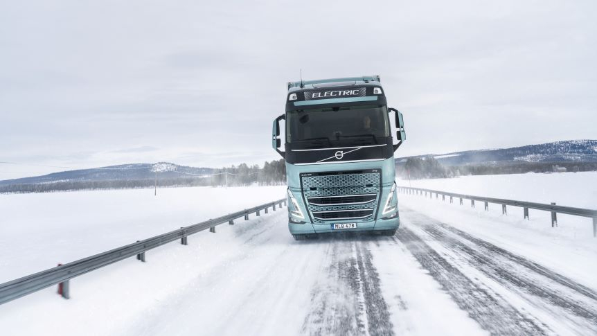Elektryczne Volvo Trucks na mroźne dni