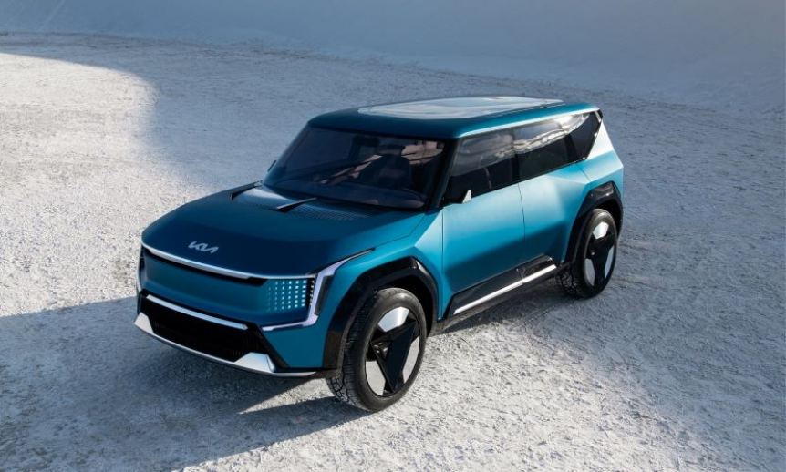 Kia Concept EV9 – auto z oceanicznych odpadów