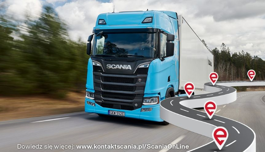 e-TOLL w pakiecie usług Scania