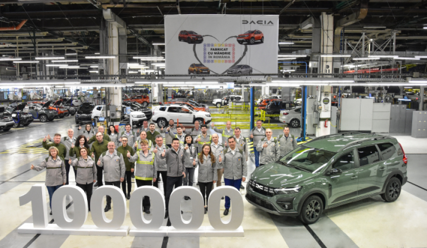 Dacia Jogger: 100 000 egzemplarzy wyprodukowanych w Rumunii