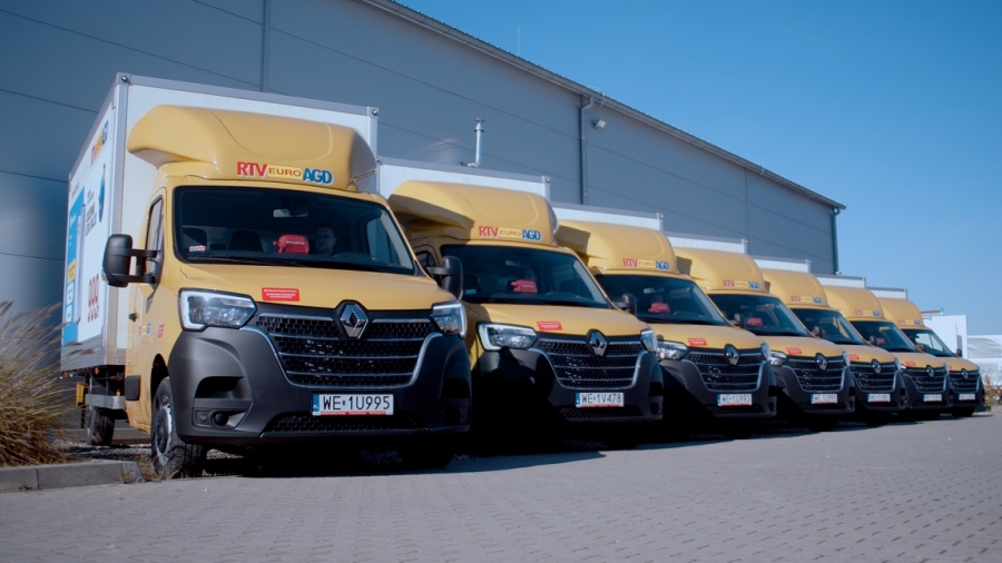 20 Renault Master dołącza do floty RTV Euro AGD