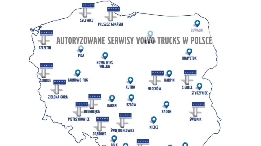 Volvo Trucks rozszerza sieć punktów Volvo Truck Center w Polsce